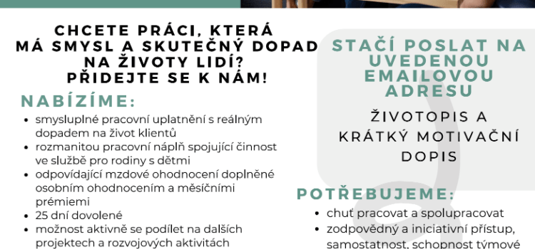 Hledáme kolegu/kolegyni do SAS v Chomutově!